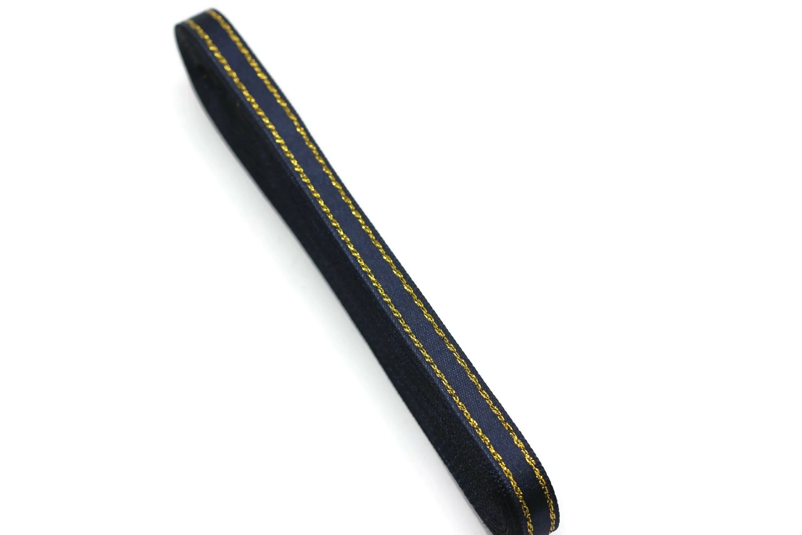 10 Yards(10 Meters) Golden Pale Blue Satin Ribbon, Double Sided Ribbon, Silk Ribbon, Satin Ribbons, premium ribbons, sparkle ribbon, STNS