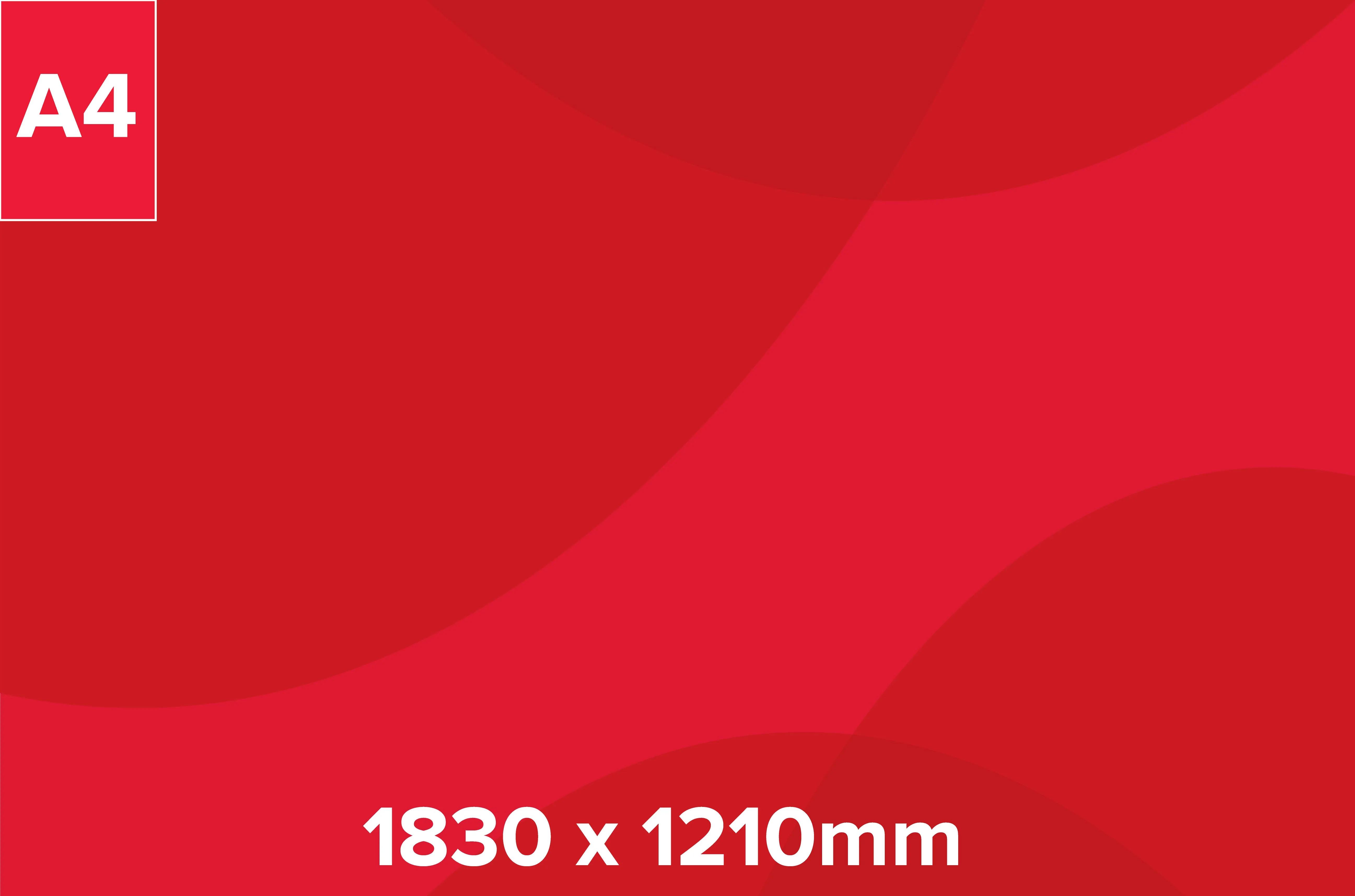 1830mm x 1210mm Printed Flag