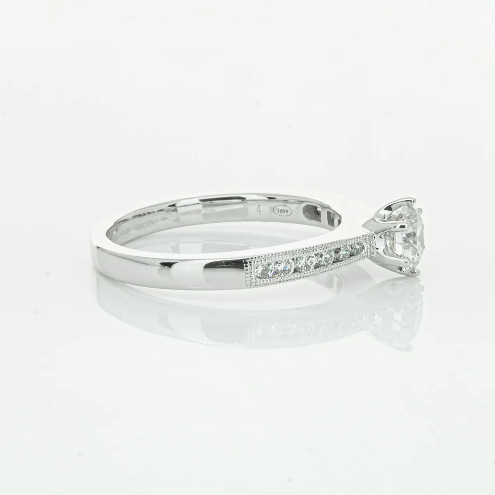18ct White Gold .50ct Diamond Ring
