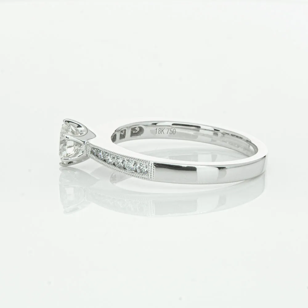 18ct White Gold .50ct Diamond Ring