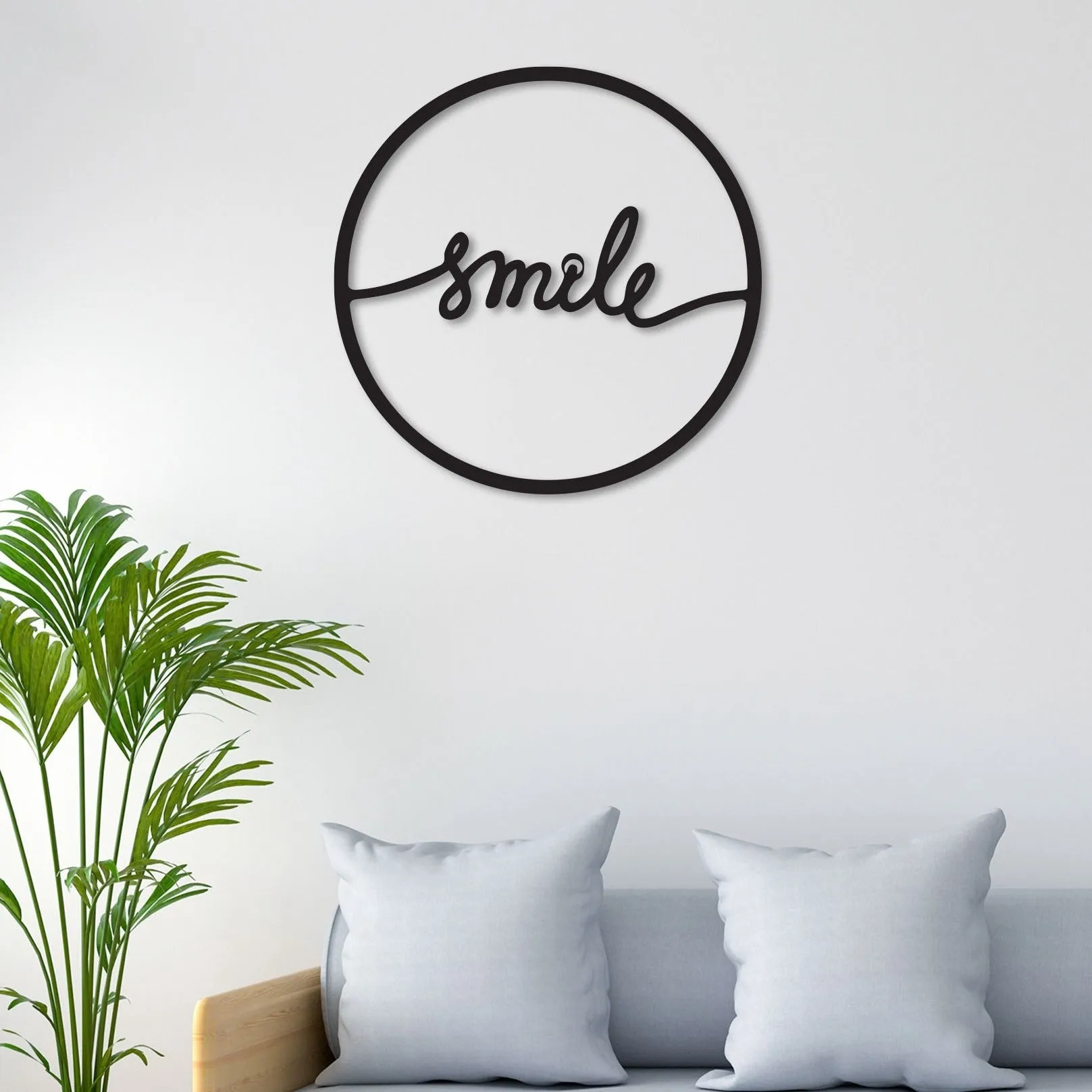 Attractive Smile Metal Wall Art