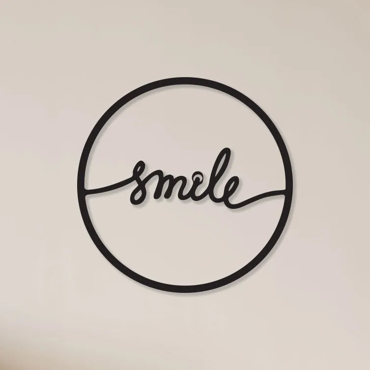 Attractive Smile Metal Wall Art