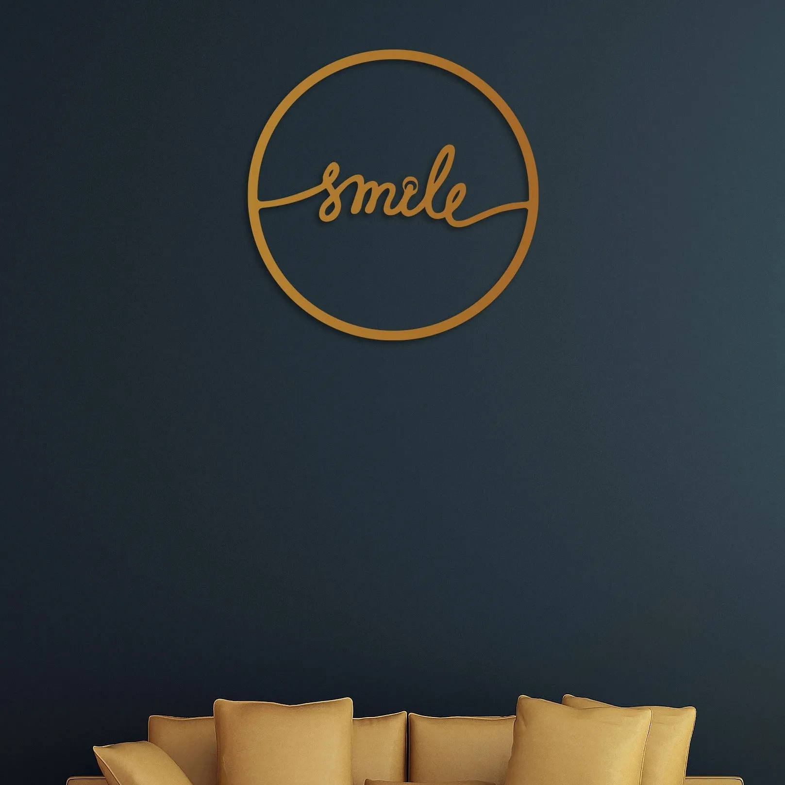Attractive Smile Metal Wall Art