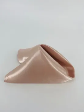 Blush Satin Napkins (10 Count)