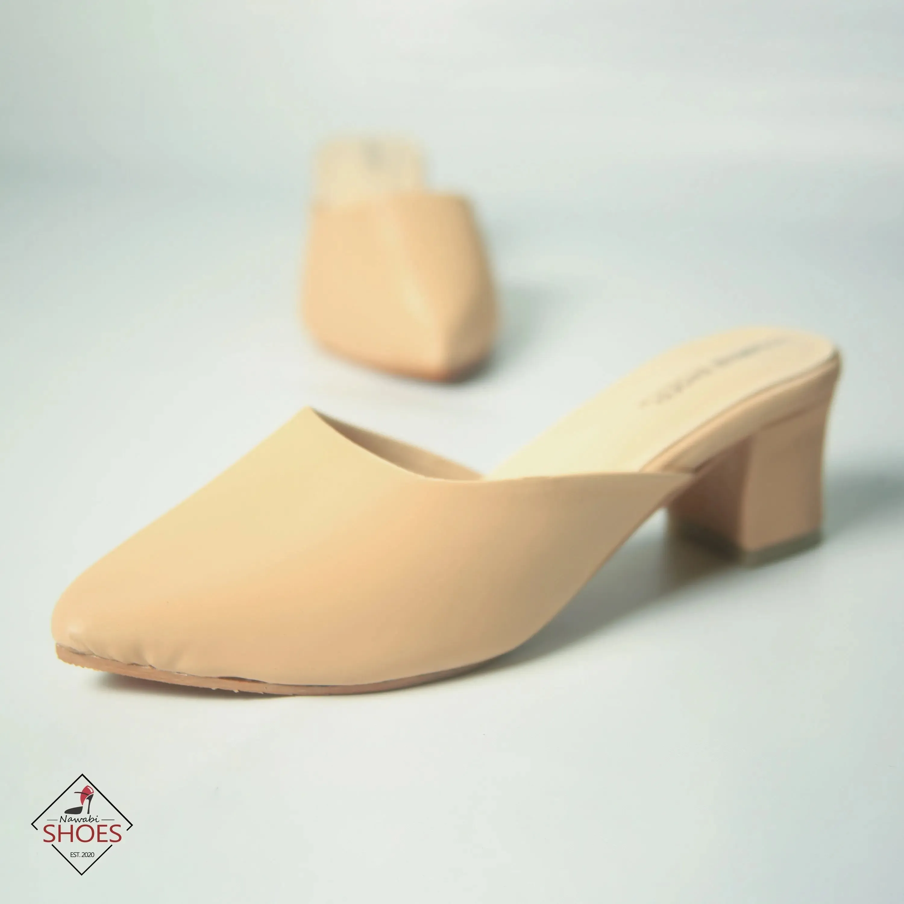 Hottest Mule Block Heels Luxury Shoes | Nawabi Shoes BD