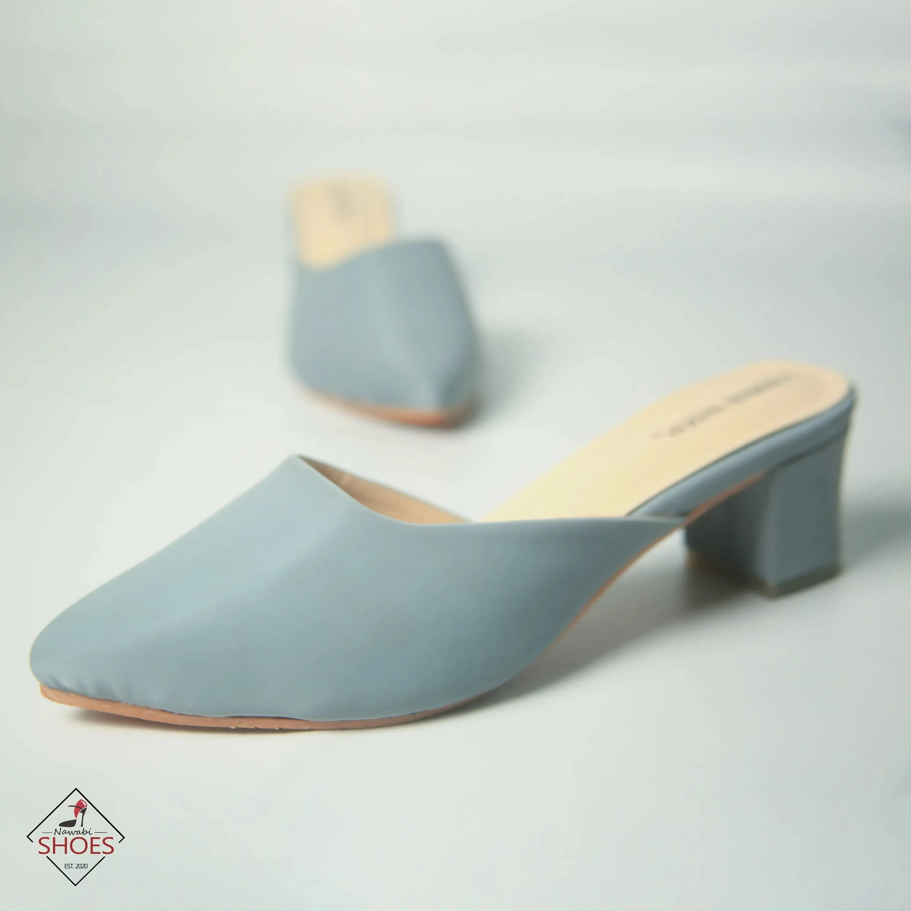 Hottest Mule Block Heels Luxury Shoes | Nawabi Shoes BD