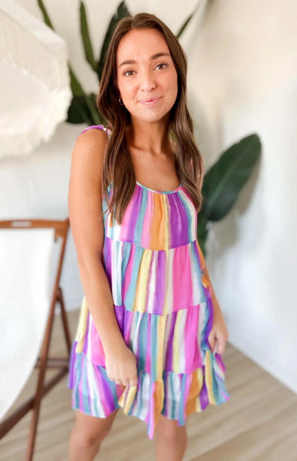 Isabella Tiered Mini Dress