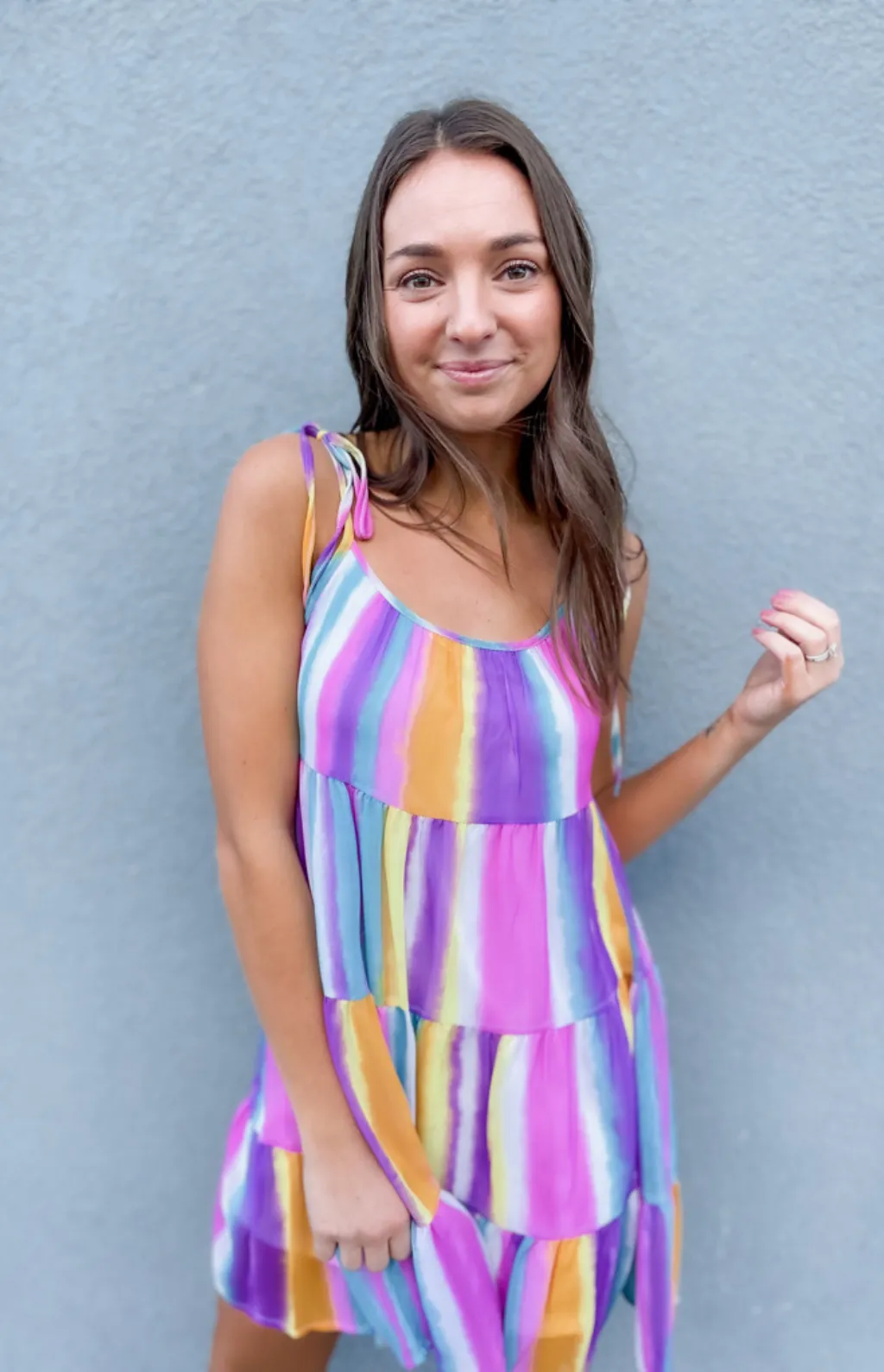Isabella Tiered Mini Dress