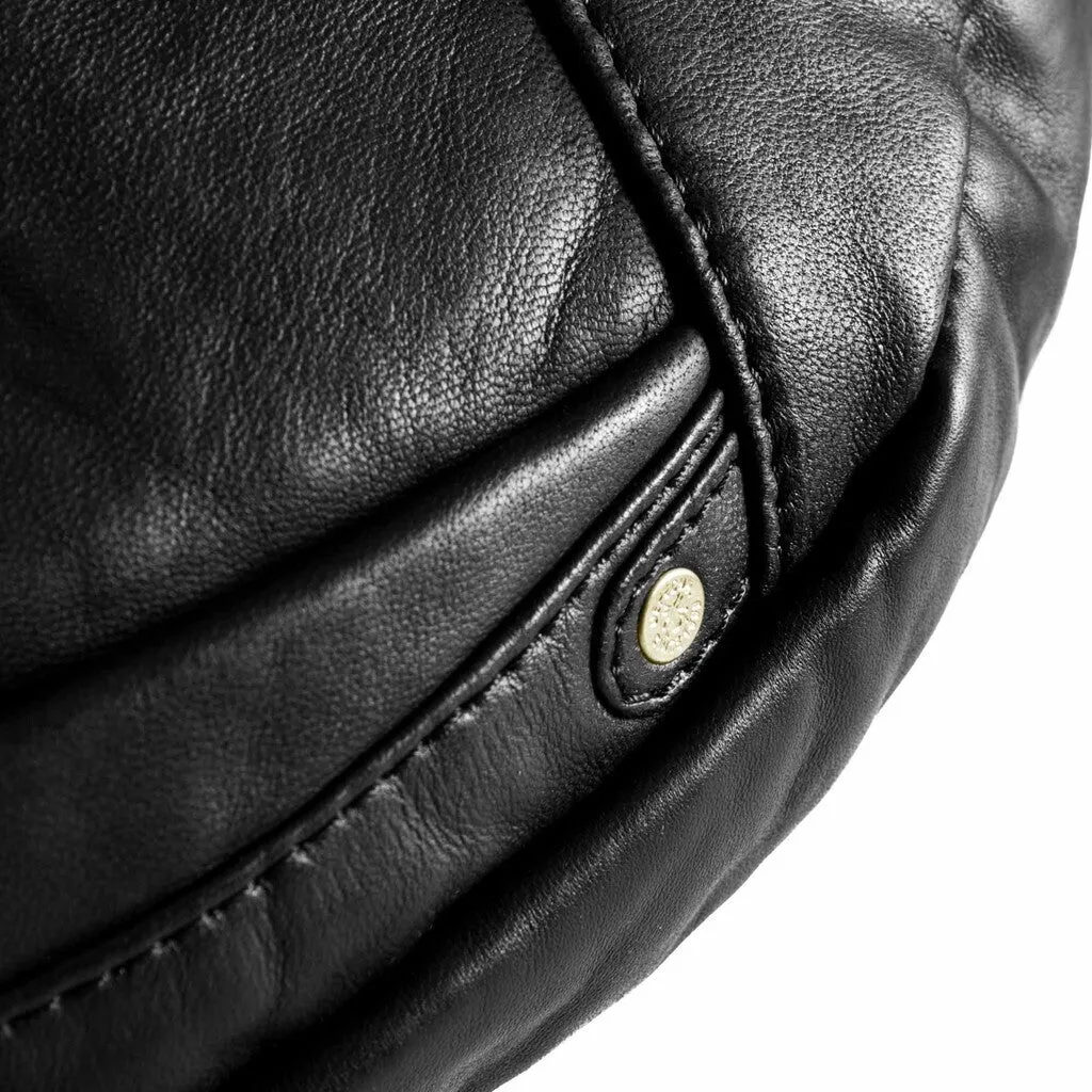 Oversize leather bumbag in high and soft quality / 13860 - Gold