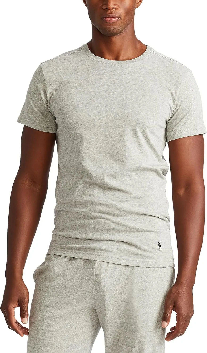 POLO RALPH LAUREN Men's Slim Fit Wicking Crew Undershirts 3-Pack