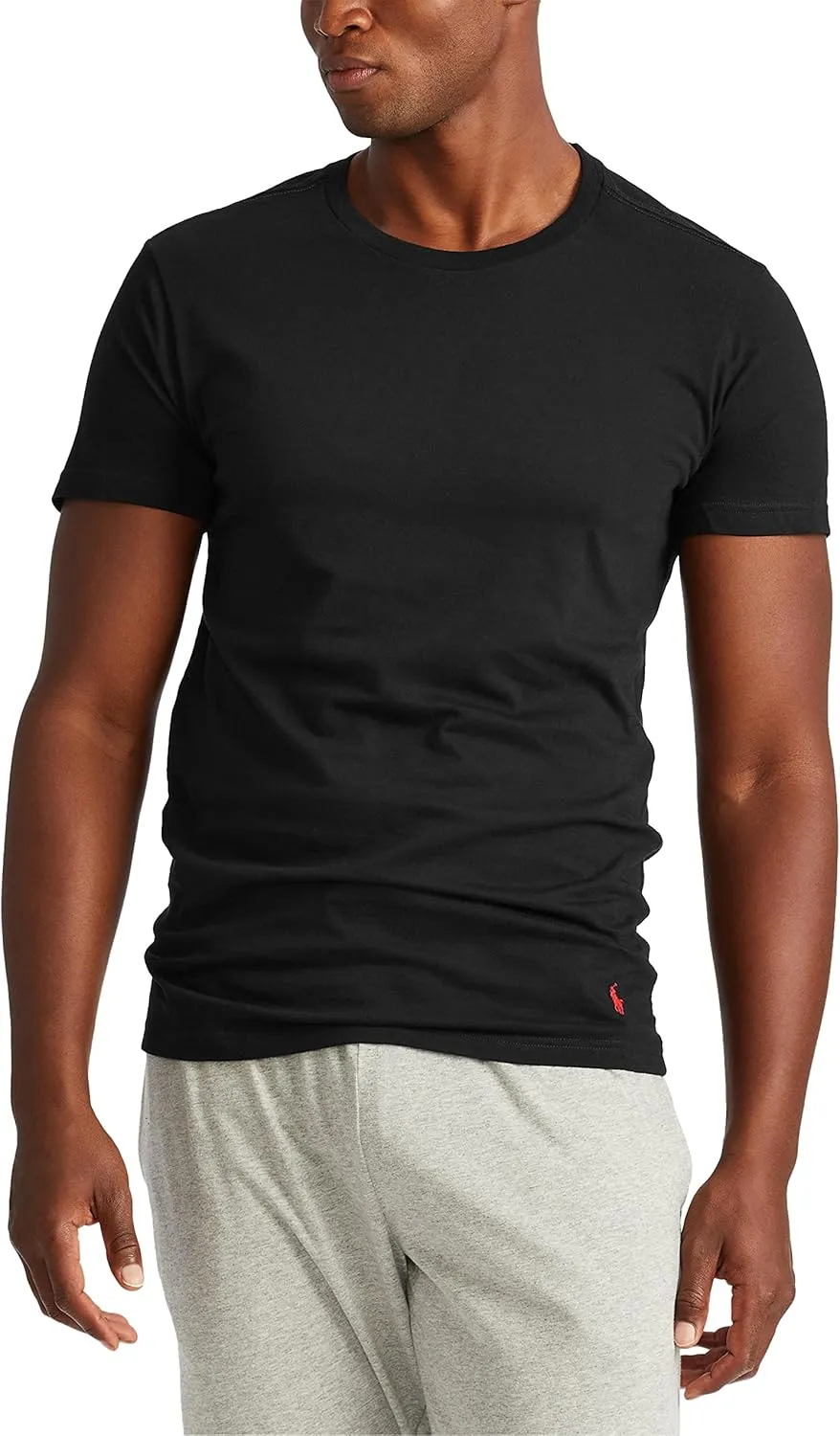 POLO RALPH LAUREN Men's Slim Fit Wicking Crew Undershirts 3-Pack