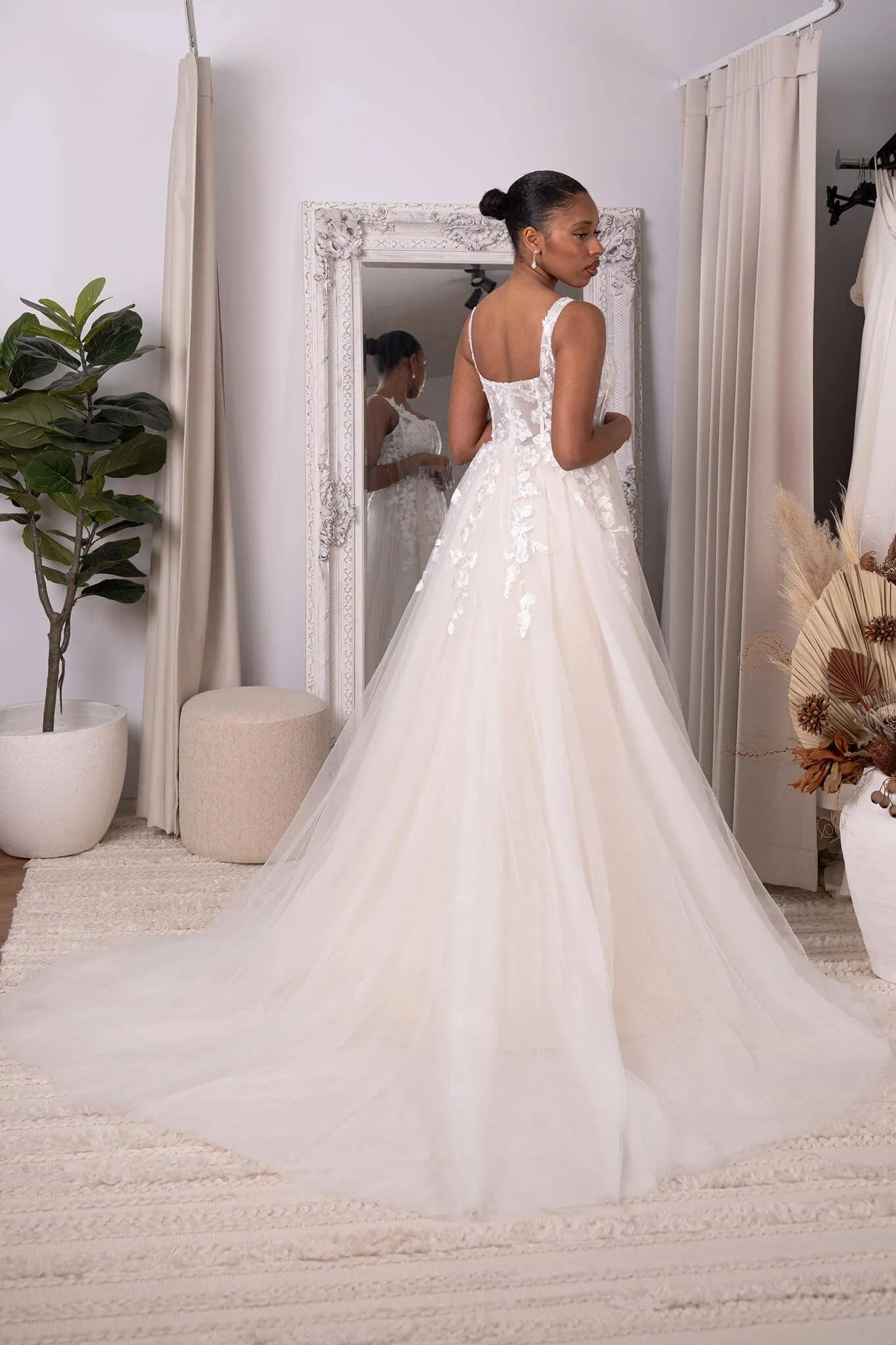 ROSA Gown in Ivory/Champagne