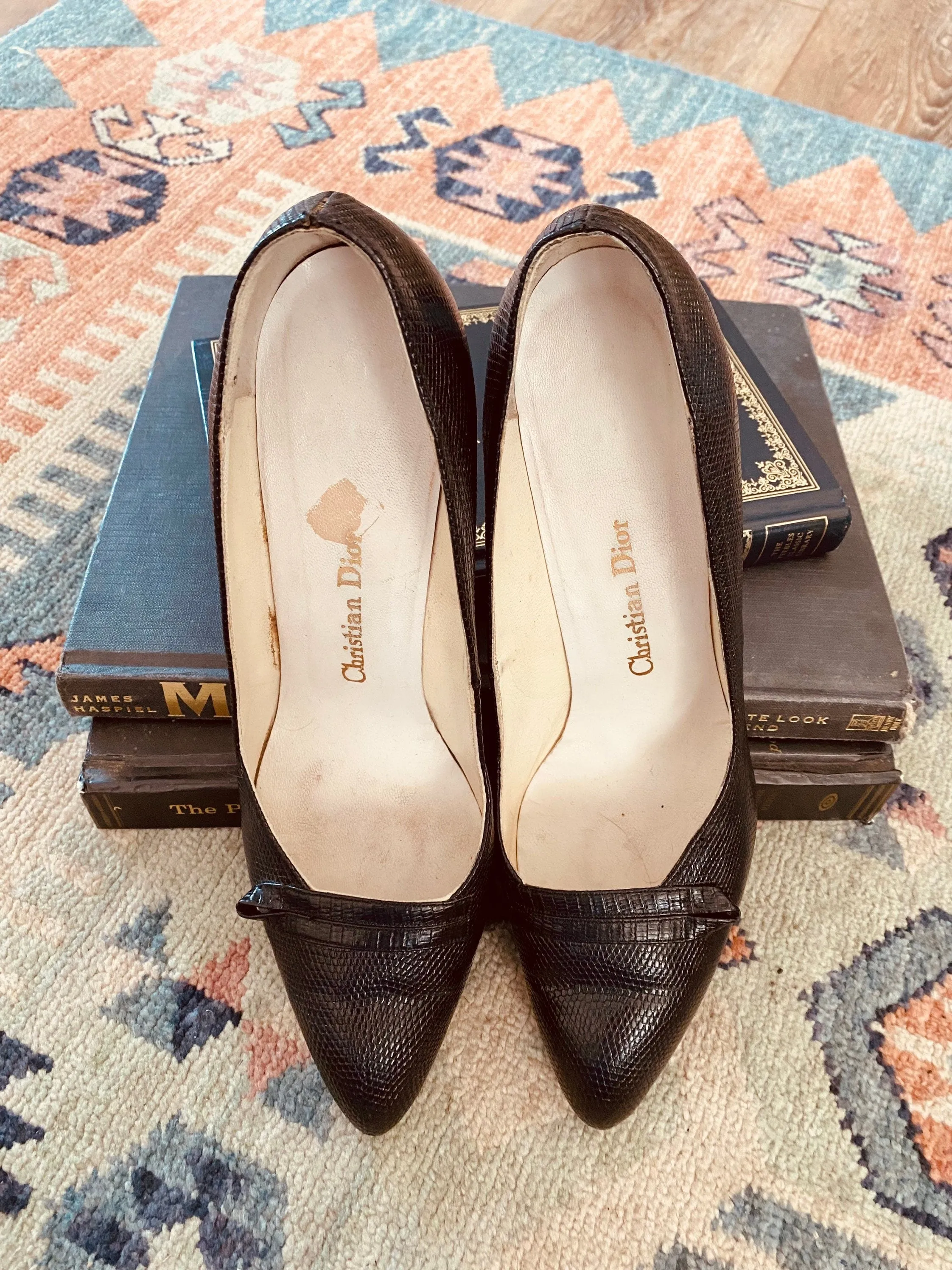 Vintage 1960s Christian Dior High Heels / 60s couture pumps size 8