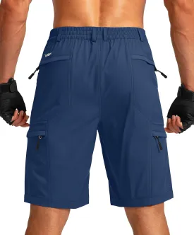 Viodia Men's Hiking Cargo Shorts with 6 Pockets Quick Dry Lightweight Stretch Shorts for Men Outdoor Fishing Golf Shorts